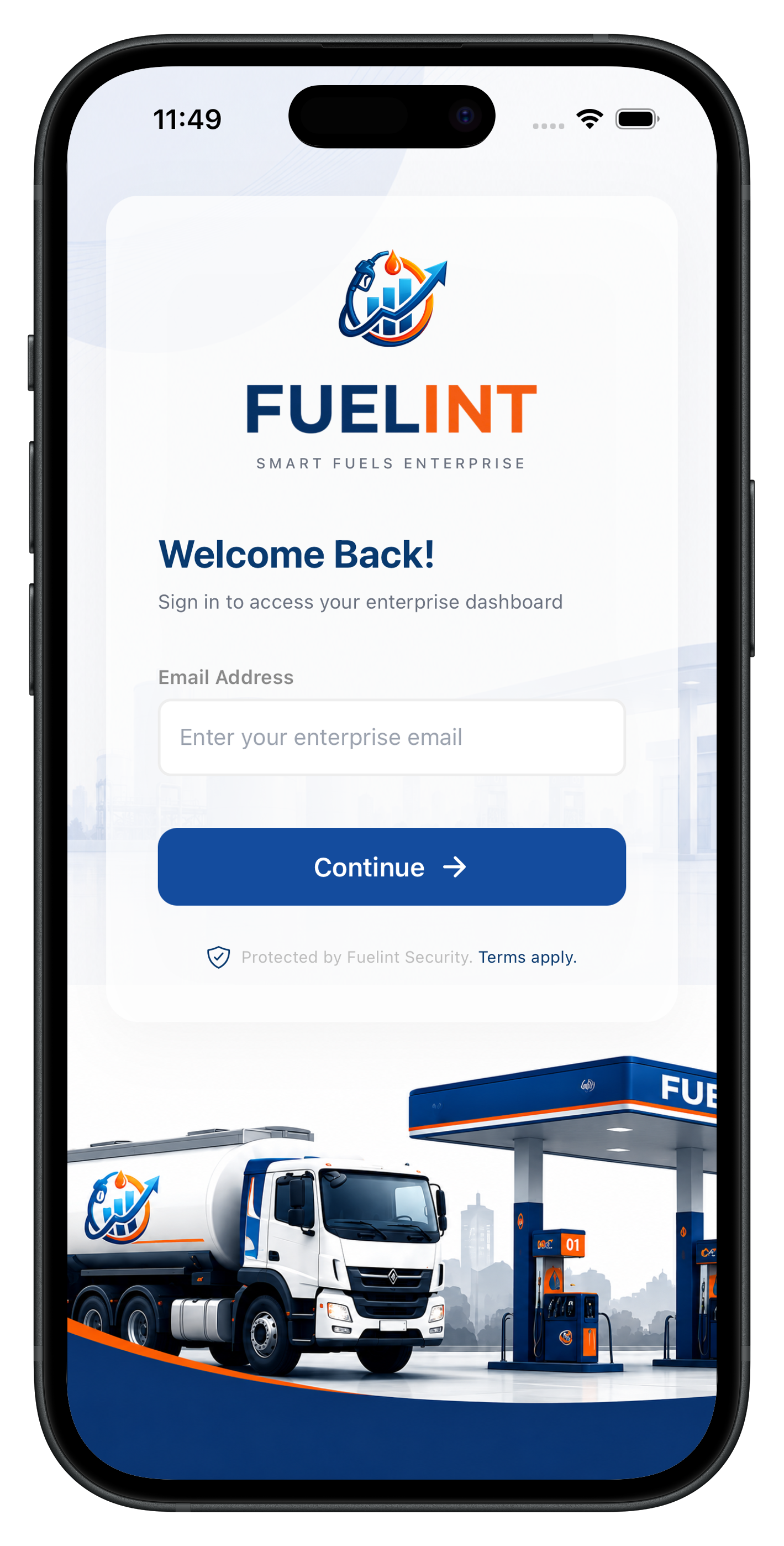 Fuelint app screen 3